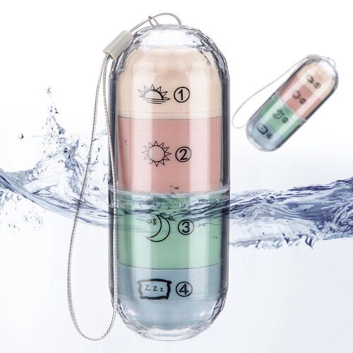 Waterproof Color Plastic Pill Box Household Goods Travel Rot