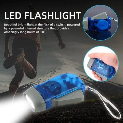 Self Generating Flashlights Can Be Pressurized And Rechargea