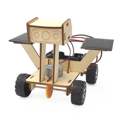 Kids DIY Assembly Solar Power Moon Rover Robot Model