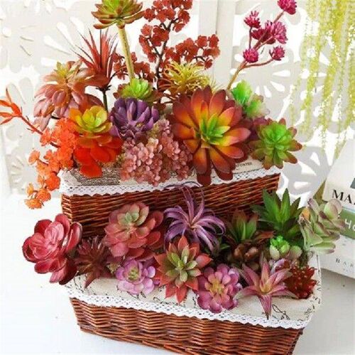 Mini Simulation Succulents Artificial Flowers, DIY