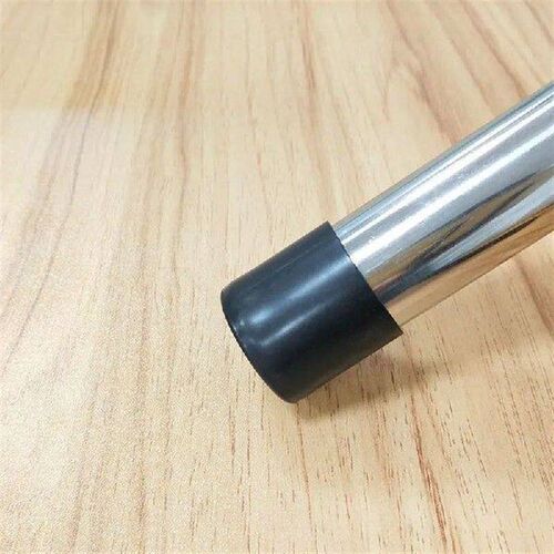 10Pcs Black Round Tube Chair Leg Floor Protector Rubber
