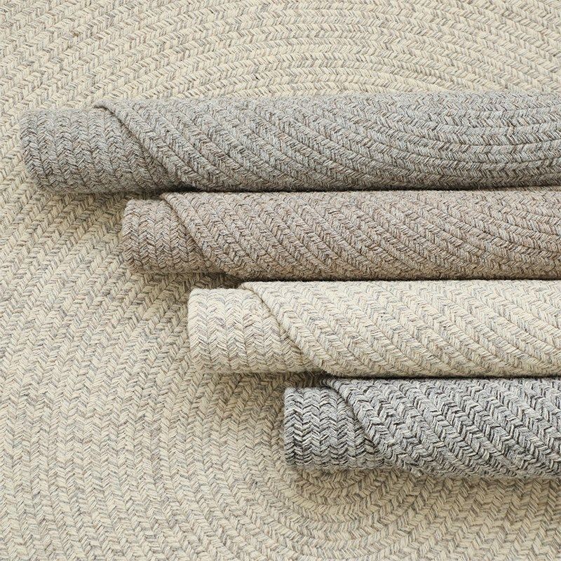 久忆手工编织圆形羊毛地毯环保无胶客厅茶几地垫书房桌椅卧室圆毯,居家布艺,地毯,淘宝优惠券,粉丝福利购,淘宝优惠卷