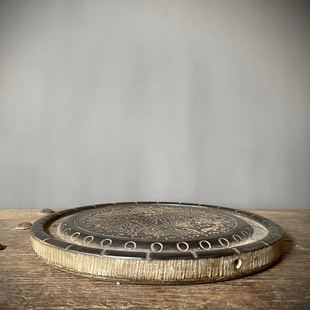 天然青石雕塑麒麟茶盘茶台手工雕刻家居装饰案头摆件茶具线雕