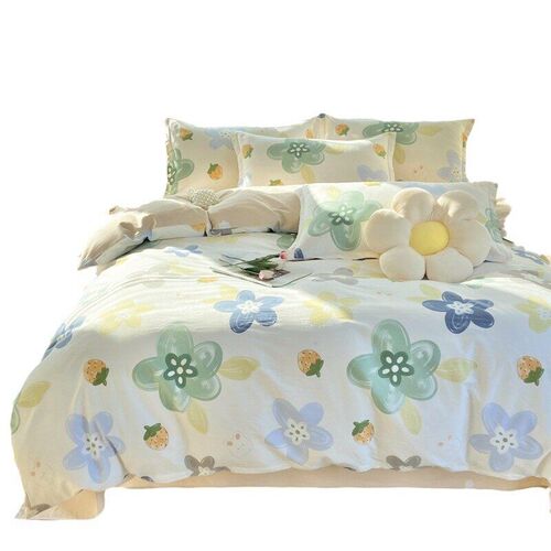 100 tton Quilt ver Student Dormitory Three-piece tton Single