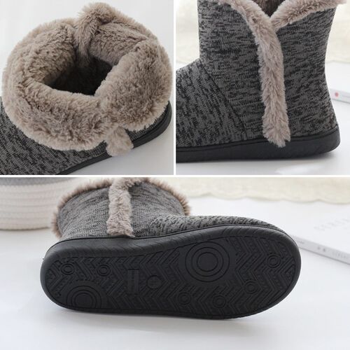 2025 Autumn And Winter High-top Mens Cotton Slippers, Heele