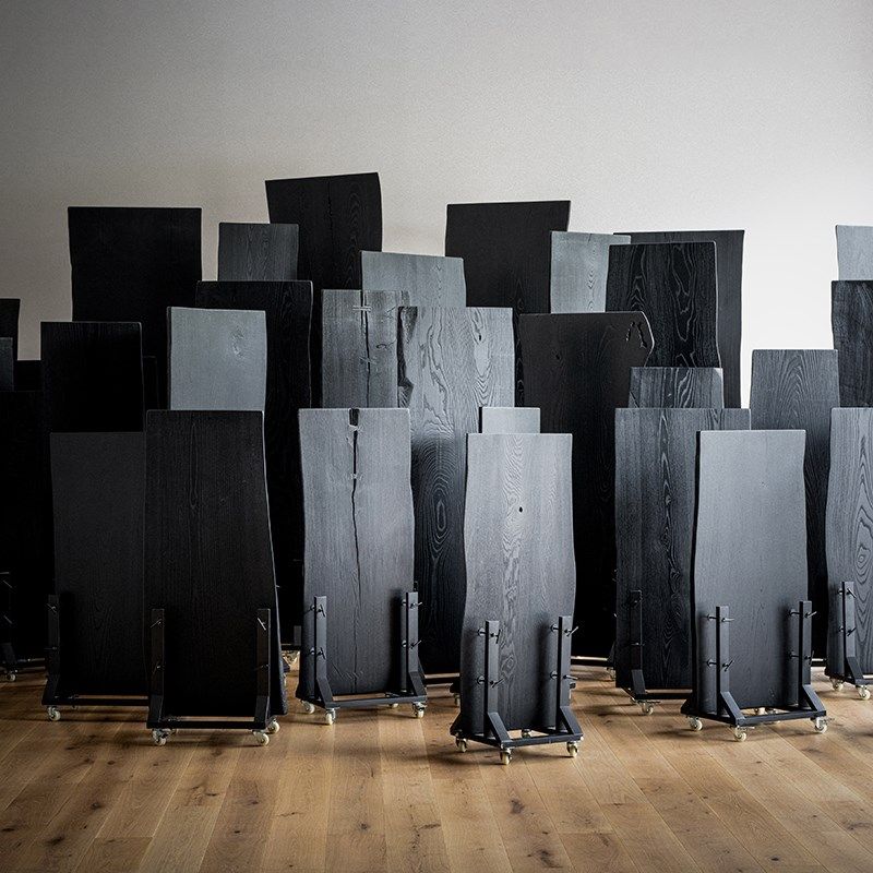 叁几 2号侘寂风碳化实木大板茶桌茶台整板拼黑色餐桌自然边书桌,住宅家具,家用茶台/茶桌,淘宝优惠券,粉丝福利购,淘宝优惠卷