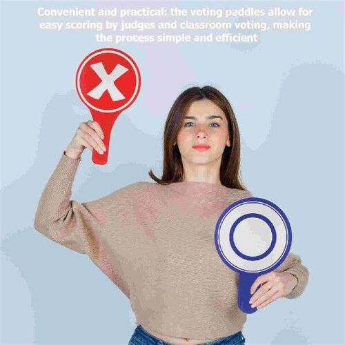 3pcs Classroom Voting Paddles Handy Teacher Classroom Event
