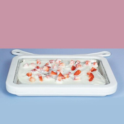Household Fried Sour Milk Machine Daily Mini Fried Ice Machi