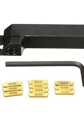 1pc Stainless Steel MGEHR1616-2 + 1pc Wrench + 10pcs MGMN200