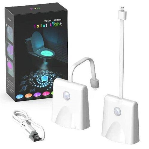 16 Color LED Human Motion Sensing Light Toilet Projection
