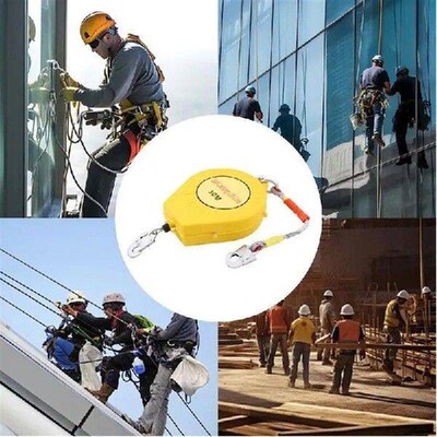 Safety Yoyo Fall Protection Sturdy Fall Arrest Lanyard