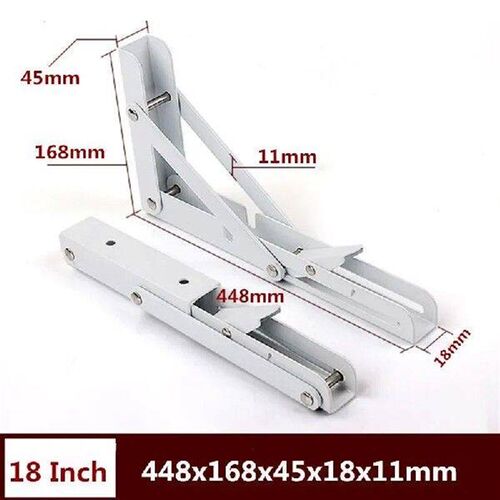 2PCS, 200-500mm Length Triangle Folding Angle Bracket