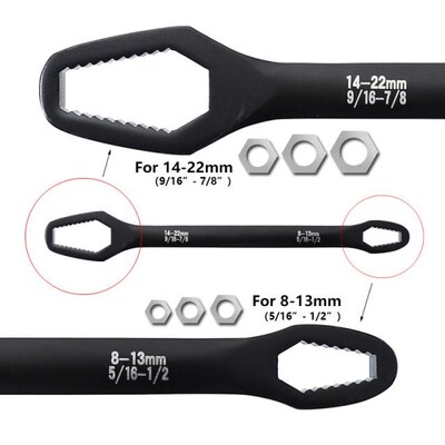 Multifunctional Torx Wrench 8-22mm Double-headed Self-tighte