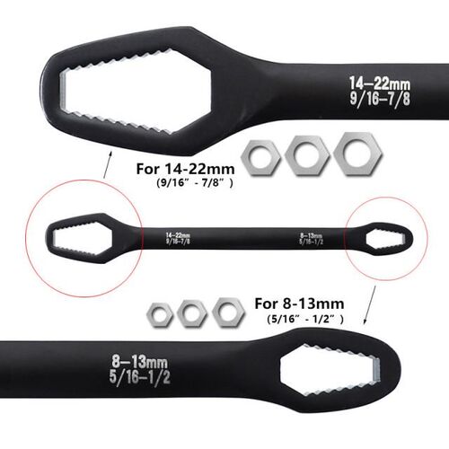 Multifunctional Torx Wrench 8-22mm Double-headed Self-tighte