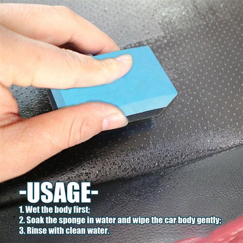 Home cleaning absorbent sponge, dust-free for leather, metal