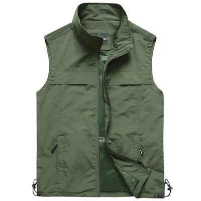Reflective Emergency Management Vest Multi-pocket Advertisin