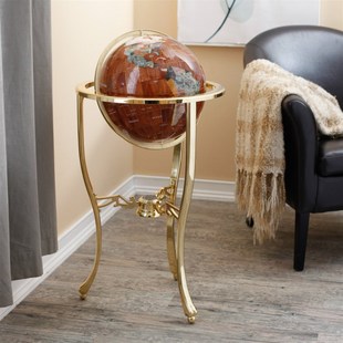 大号欧式落地宝石地球仪摆件客厅书房办公室装饰公司开业乔迁送礼