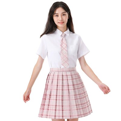 HOLOUN Girl Lady Pleated Jk Skirt CM PCS Set Bow Necktie