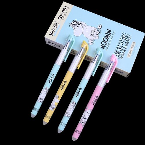 25pcs/lot Cute Cartoon Bear Gel Pen Magic Erasable Pen Refil