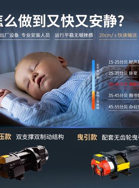 家用电梯二层三层别墅电梯小型室内外家庭阁楼复式楼曳引观光电梯