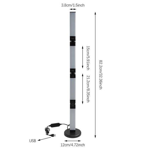 Floor Lamp LED with Remote Control, Voice & App Control, Mus
