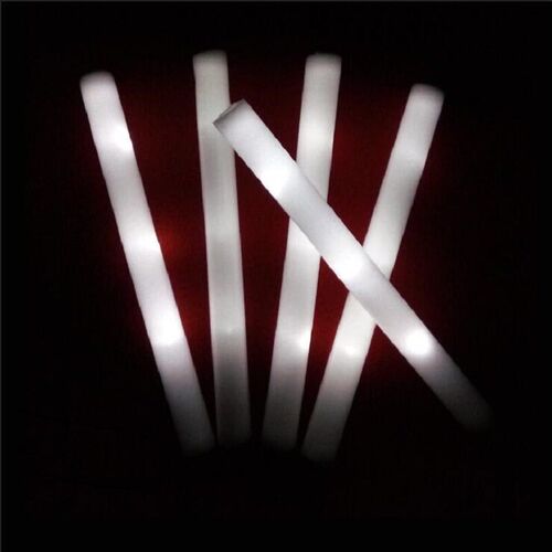 30/50 Pcs Led Foam Bar Glow In The Dark Light-Up Foam Sticks