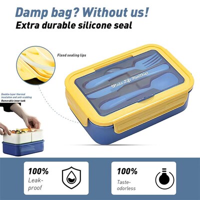 Lunch Box Food Warmer Portable Kids Childen Food Container I