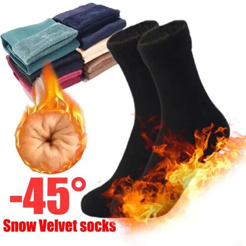 5/4/2/1Pairs Women Men Winter Socks Warm Thicken Thermal Sno