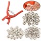 Button Five claw Metal Buttons Snap Buckle Hand Plier