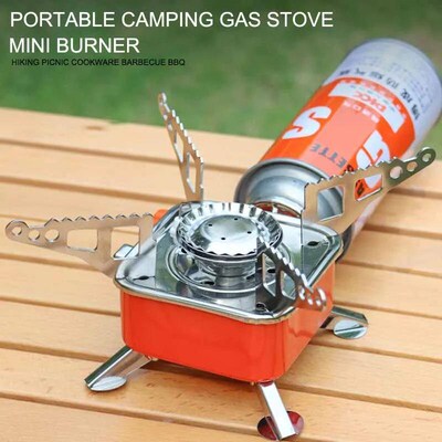 Portable Camping Gas Stove Mini Burner Cooker Foldable Windp