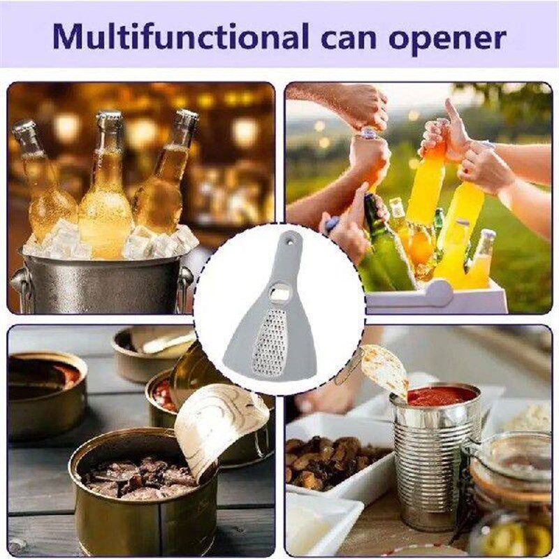Manual Can Opener Multi-function Bottle Caps Opener