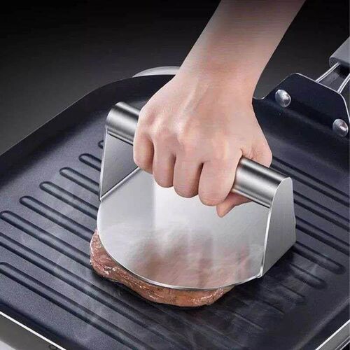 430 stainless steel hamburger meat press circular square bur