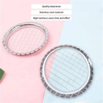 1/3/5/10PCS Stainless Steel Egg Slicer Cutter Mesh Grid