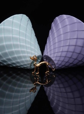 龙鳞紫色天青色咖啡滤杯手冲滴漏式过滤器咖啡器具流速快清庭开物