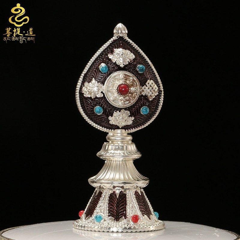 曼扎盘37堆曼茶罗全套仿尼泊尔八吉祥摆件带托盘宝石曼达盘供修,家居饰品,装饰摆件,淘宝优惠券,粉丝福利购,淘宝优惠卷