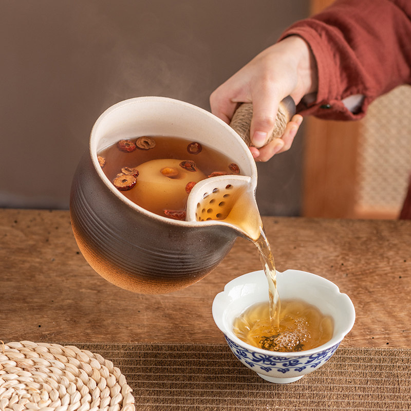 可干烧罐罐煮茶壶器陶瓦罐煮奶茶炒茶烤奶烤梨炖梨罐围炉煮茶套装