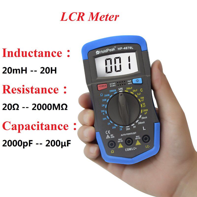 HoldPeak Digital Capacitance Meter ( LCR Meter ) Diagnostic- - 实物图