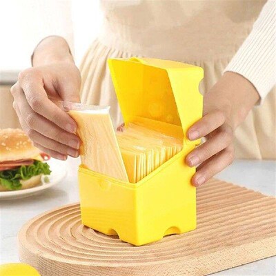 2 Pcs Cheese Storage Box Savers Snack Mini Fridge