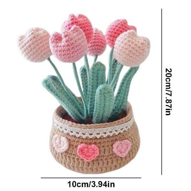 DIY Flower Potted Crochet Kit with Video Tutorials