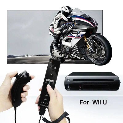 2 in 1 For Nintendo Wii Controller Set Optional Motion Plus