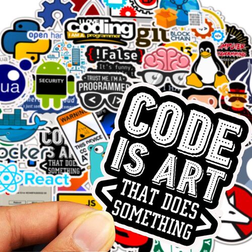 10/30/50pcs Programmer Internet Java ers Geek Php Docker Htm