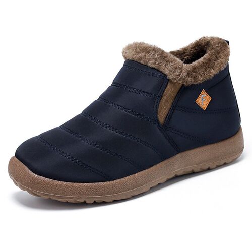 Mens Winter 2025 Cotton Shoes Boots with Extra Thick Padding