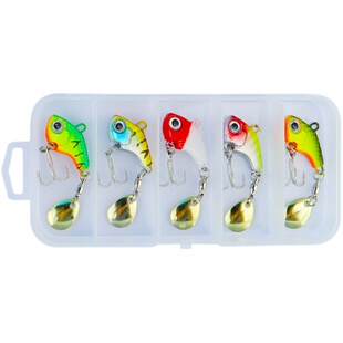 远投旋转亮片小旋风vib路亚饵装淡水钓小翘嘴海鲈鱼燕鲅鱼假饵