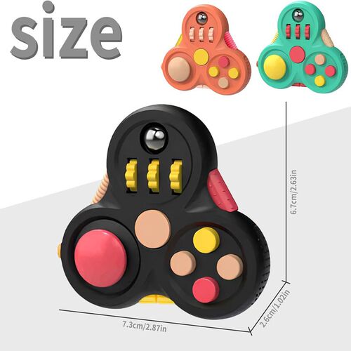 Fidget Pad Autism Figette Cubes Clicker Controller Desk Toy