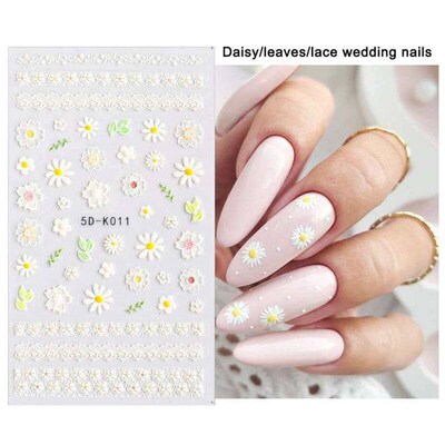True 5D relief concave-convex three-dimensional nail art dec