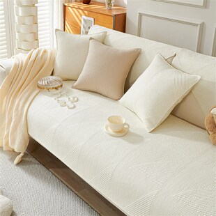 全棉沙发垫202新款沙发罩布艺防滑沙发盖巾极简风沙发坐垫四季