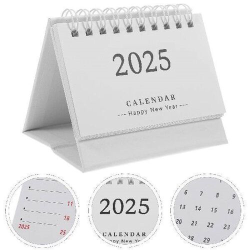 Standing Calendar Small 2024 Calendars 2025 Desk Decorative