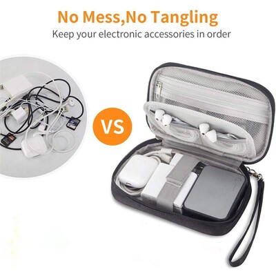 Cable Gadget Organizer Storage Bag Pouch Portable Electronic