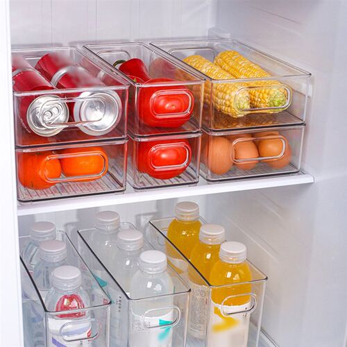 Refrigerator Organizer Storage Box Transparent Refrigerator