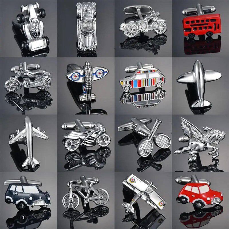 Novelty Vehicle Motorcycles/Bicycles/Racing/Cars cufflinks P